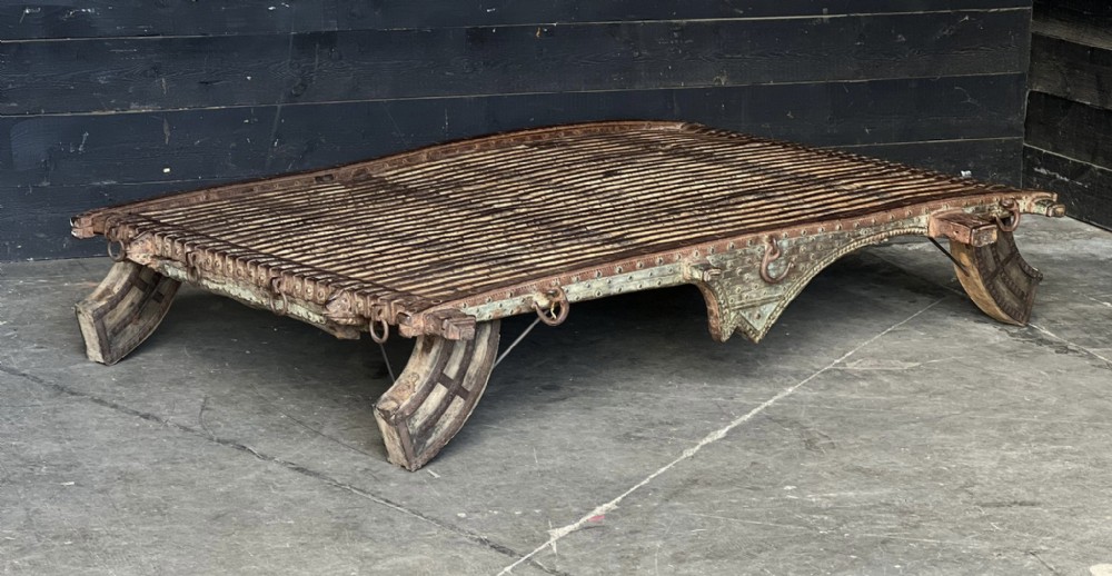 Large Decorative Indian Coffee Table
