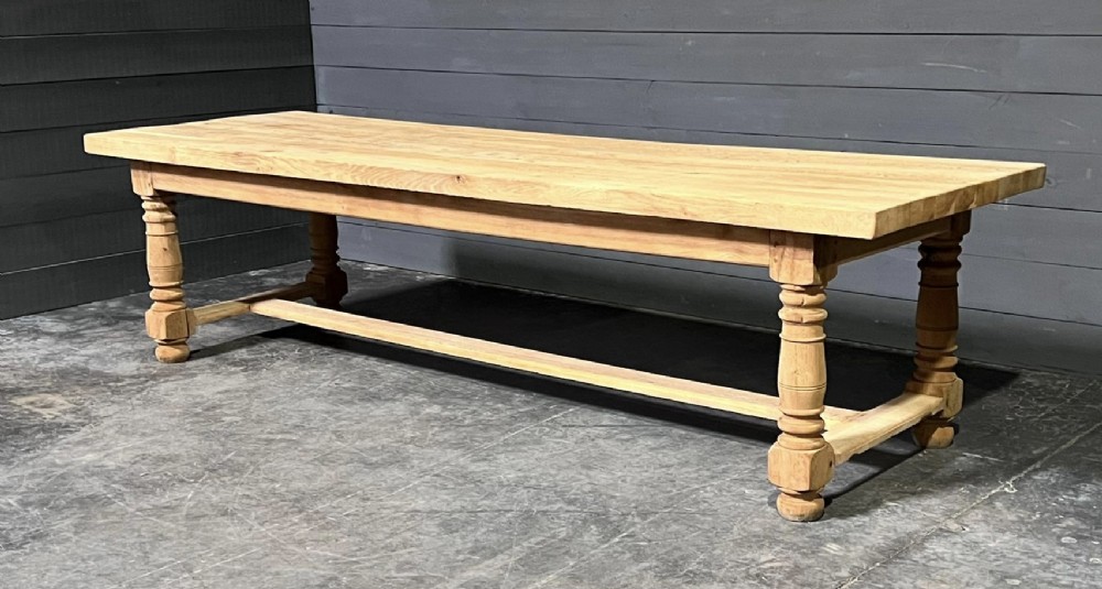 Huge French Oak Farmhouse Dining Table 