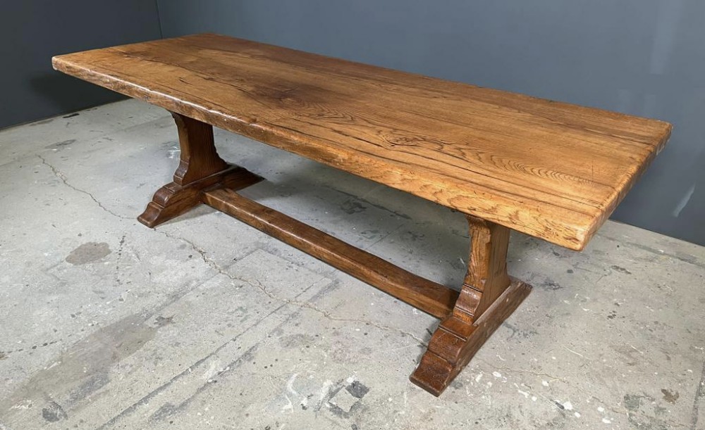 Lovely French Oak Farmhouse Dining Table 