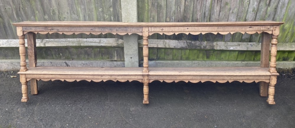 Bleached Oak French Plate Rack