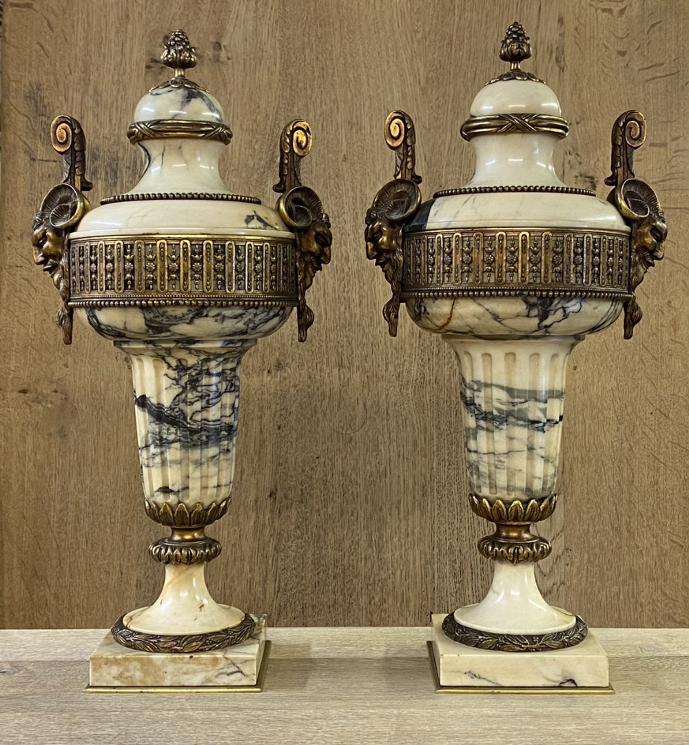 Magnificent Pair French 19th Century Cassolettes