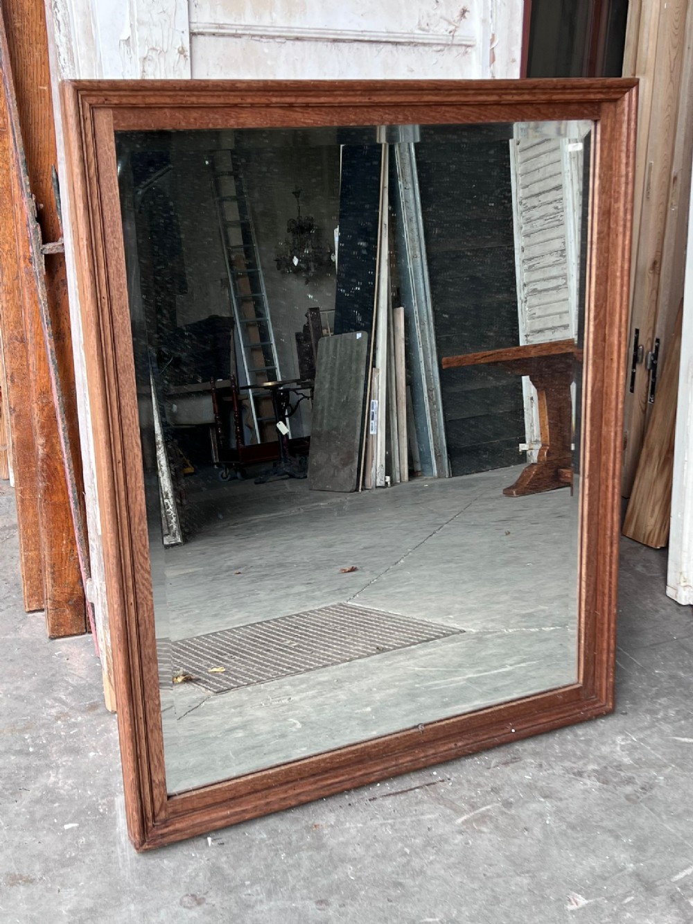Large French 19th Century Wall Mirror