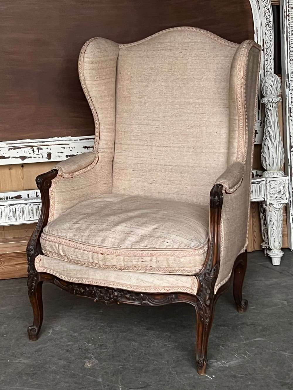 Lovely French Wing Arm Chair