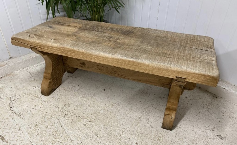 Large Size French Oak Coffee Table 