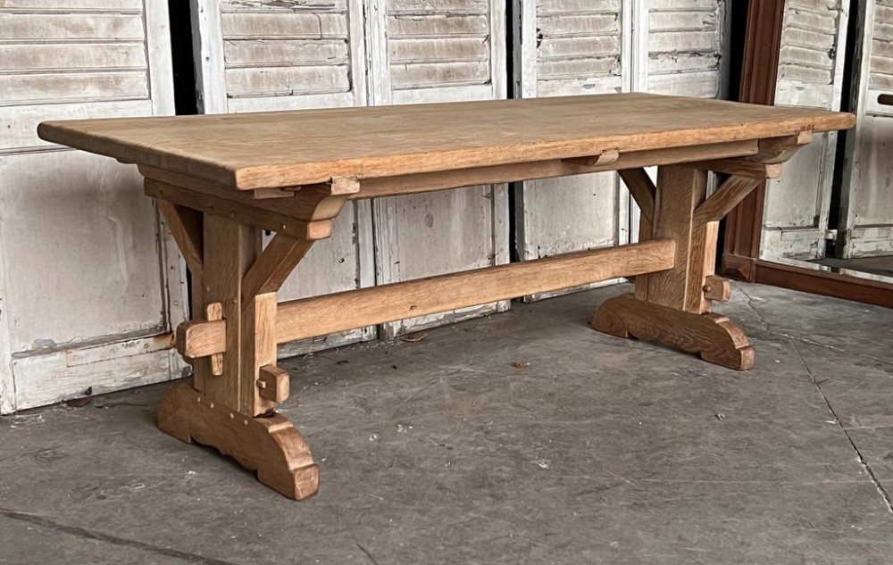 Great Looking French Oak Farmhouse Dining Table 
