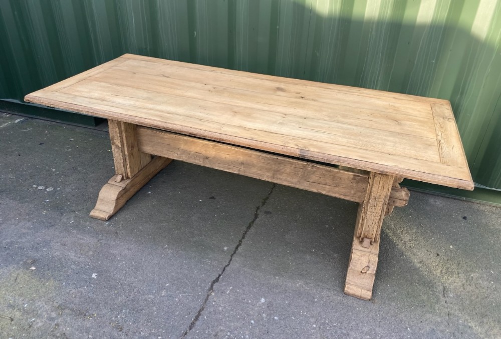 Great Looking French Oak Farmhouse Dining Table 