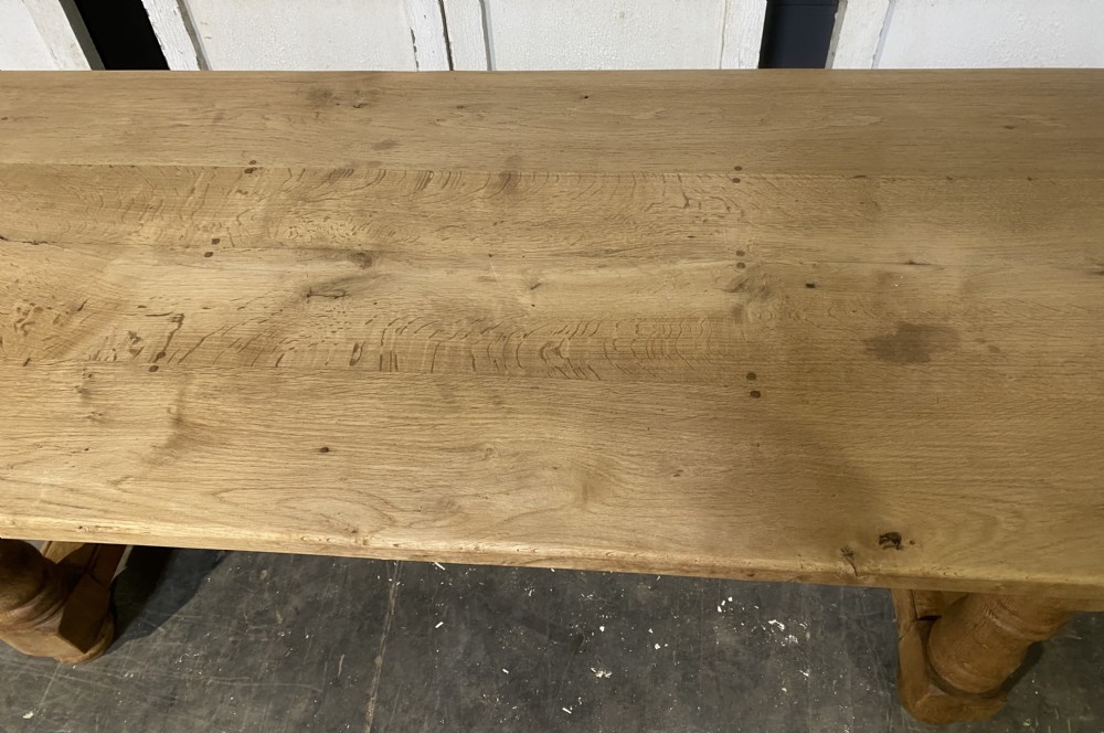 French Oak Farmhouse Dining Table  View XXI