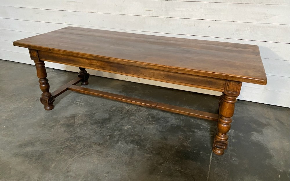 A Good French Oak Farmhouse Dining Table 