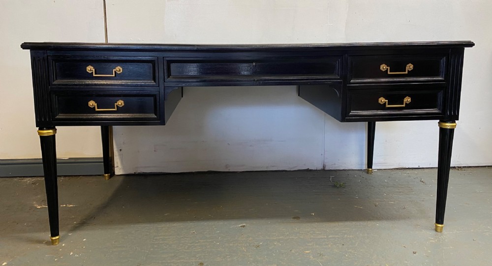 French Louis XVI Ebonised Desk View II