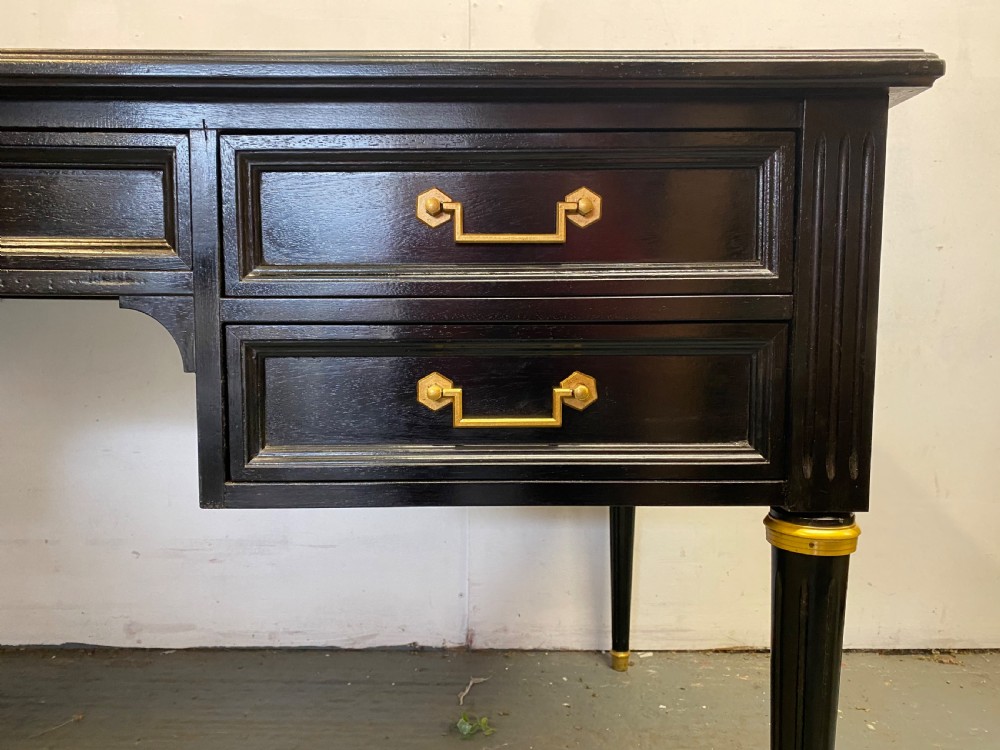 French Louis XVI Ebonised Desk View IV