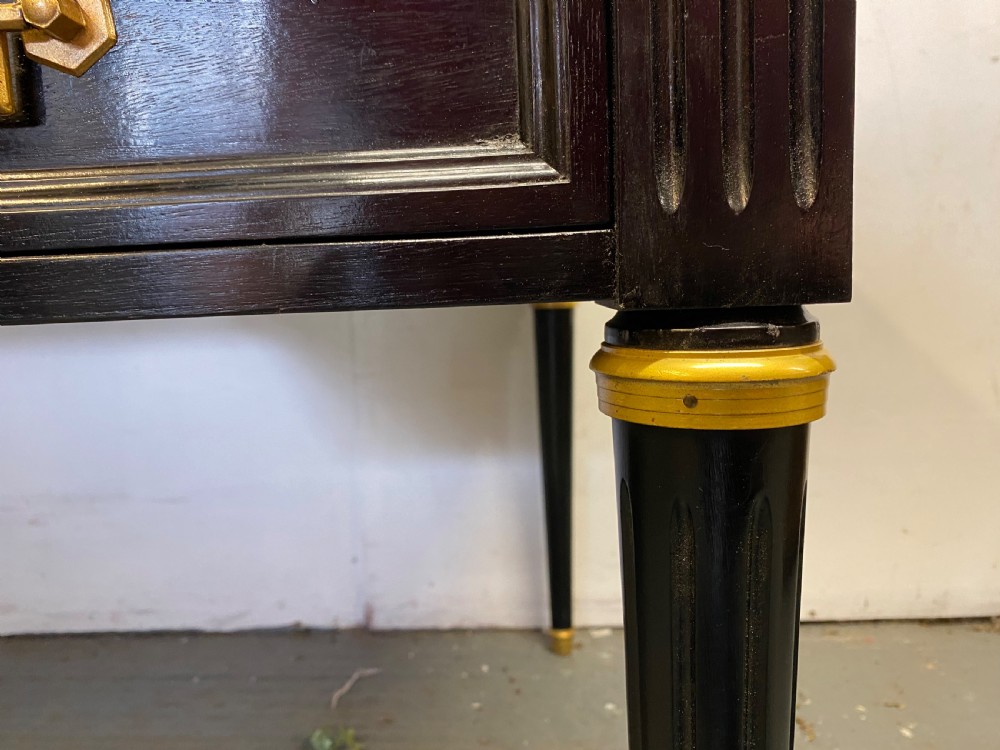 French Louis XVI Ebonised Desk View IX
