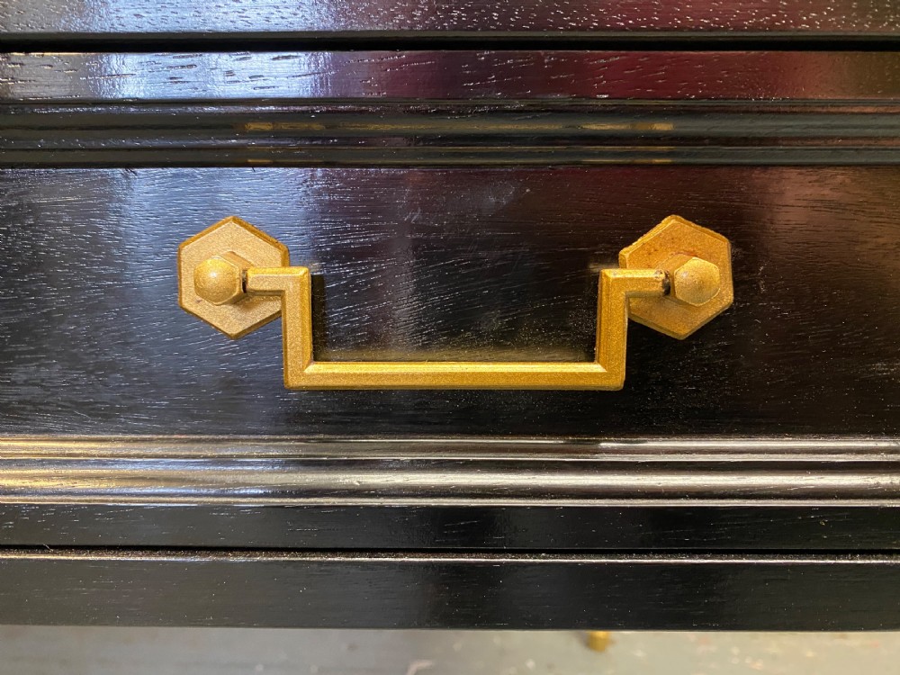 French Louis XVI Ebonised Desk View XII