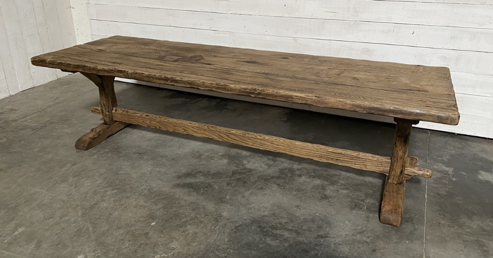 Stunning Large French Oak Farmhouse Dining Table 