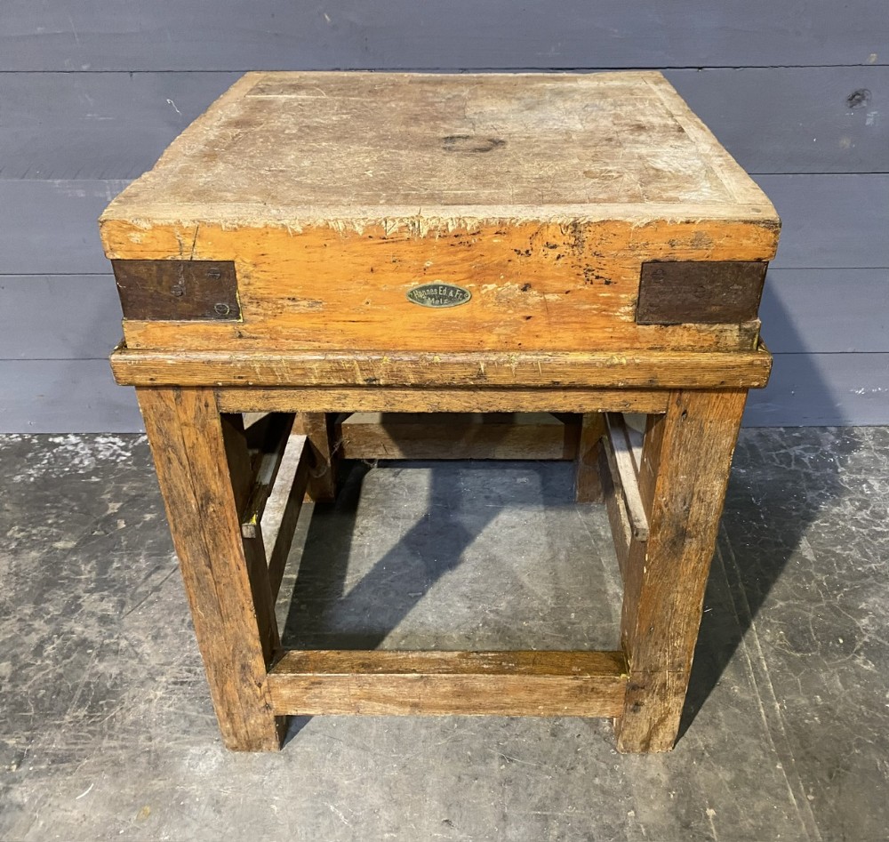 Charming French Butchers Block