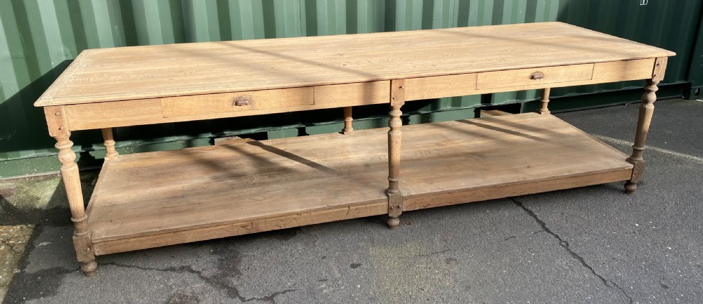 Wonderful Huge French Drapers Table View III