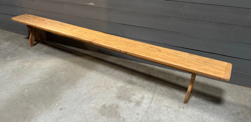 Long 3.2M French Oak Dining Bench