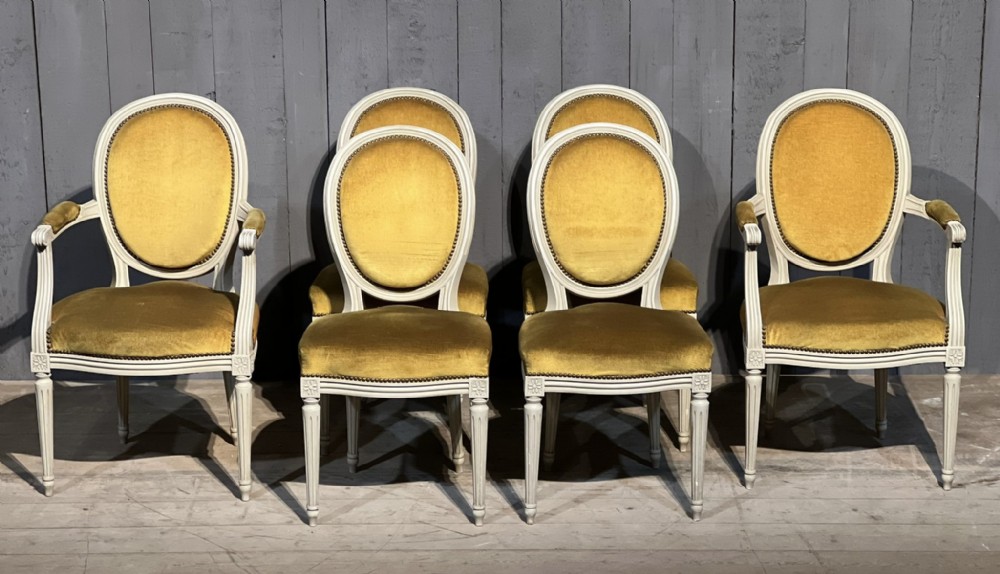 Set 6 French Dining Chairs