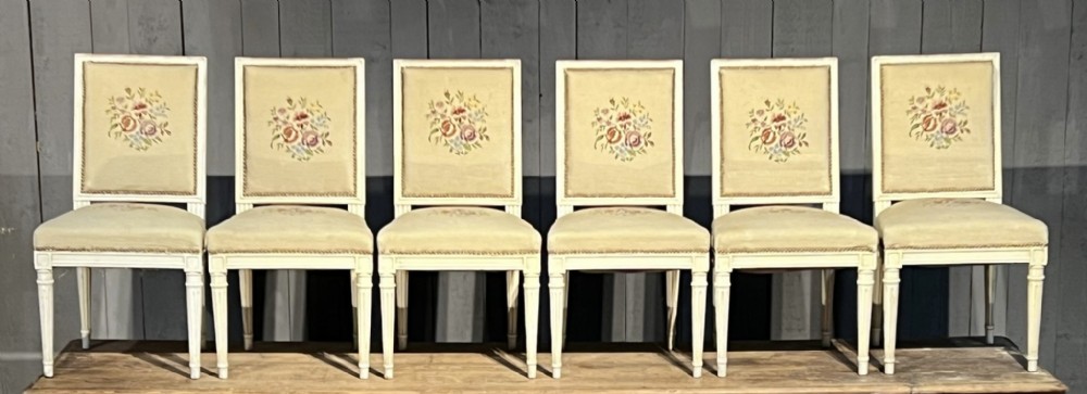 Set 6 French Dining Chairs