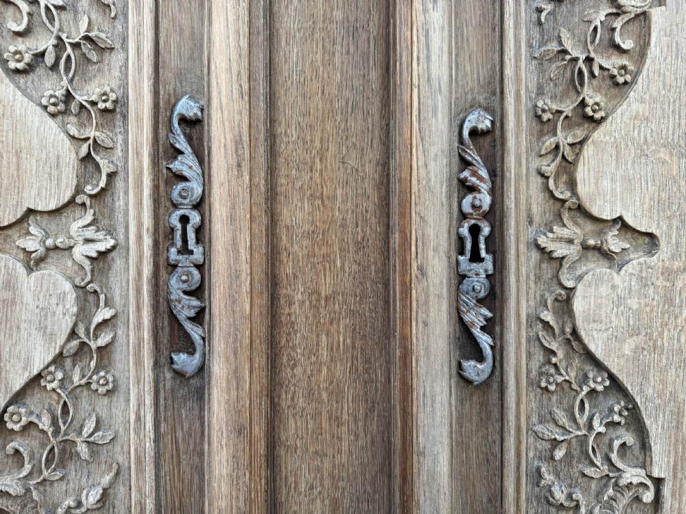 18th C French Normandy Oak Larder Cupboard  View IV