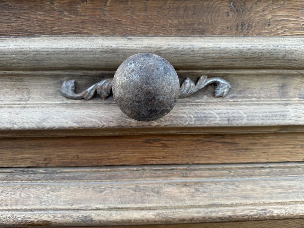 18th C French Normandy Oak Larder Cupboard  View V