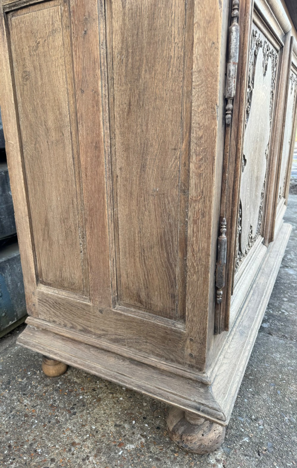 18th C French Normandy Oak Larder Cupboard  View XVI
