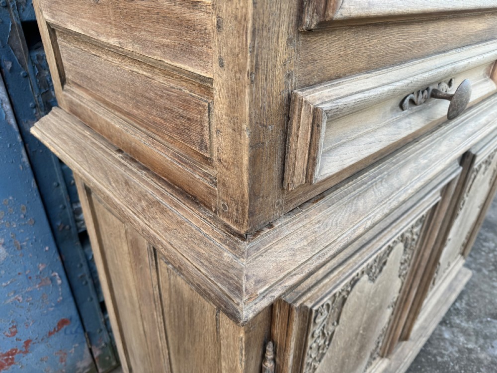 18th C French Normandy Oak Larder Cupboard  View XVII