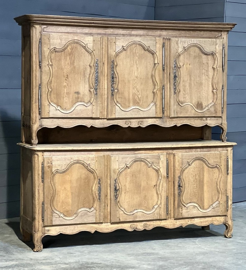French 6 Door Oak Larder Cupboard