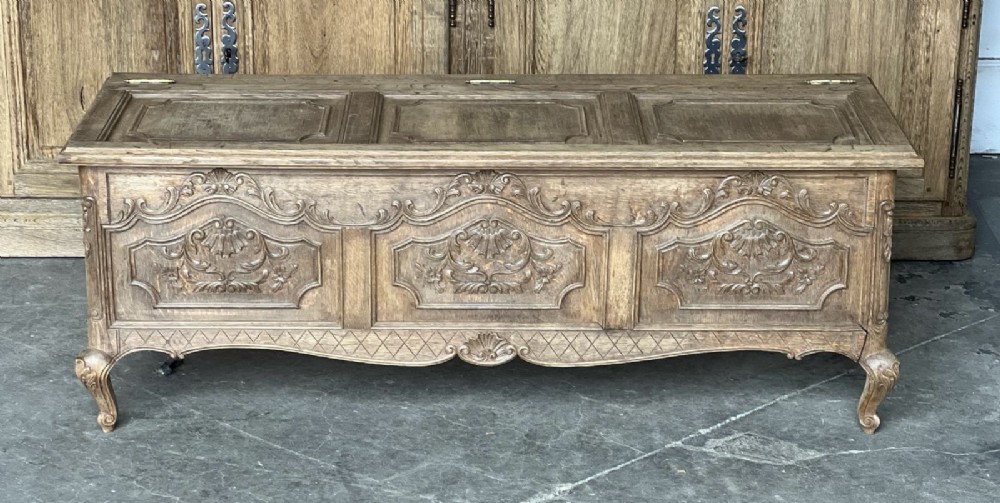 Pretty French Oak Coffer