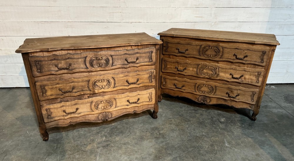 Very Rare Pair French Chest of Drawers