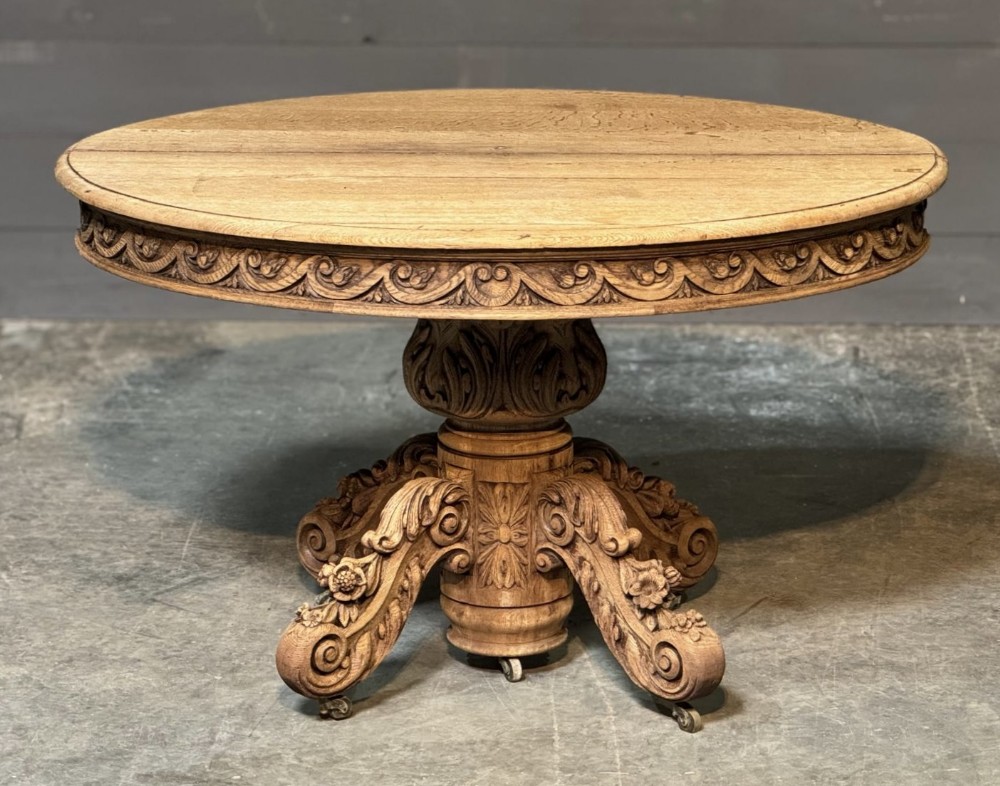 French Carved Centre Dining Table