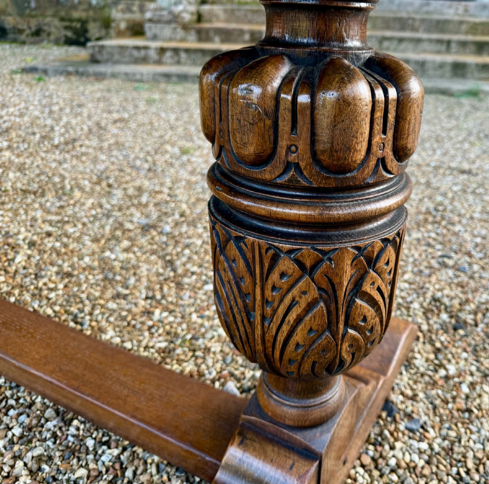 Lovely Oak Farmhouse Refectory Dining Table  View X