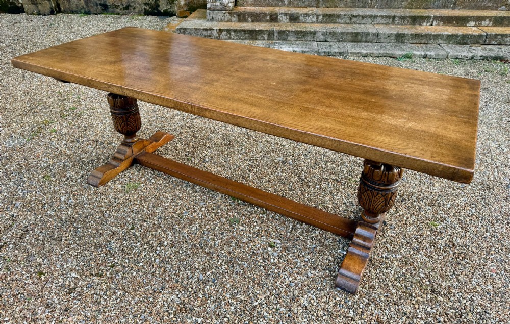 Lovely Oak Farmhouse Refectory Dining Table  View XV