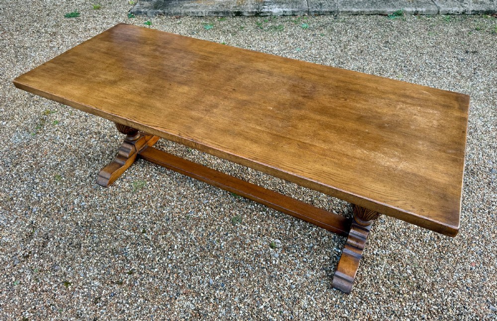 Lovely Oak Farmhouse Refectory Dining Table  View XVII