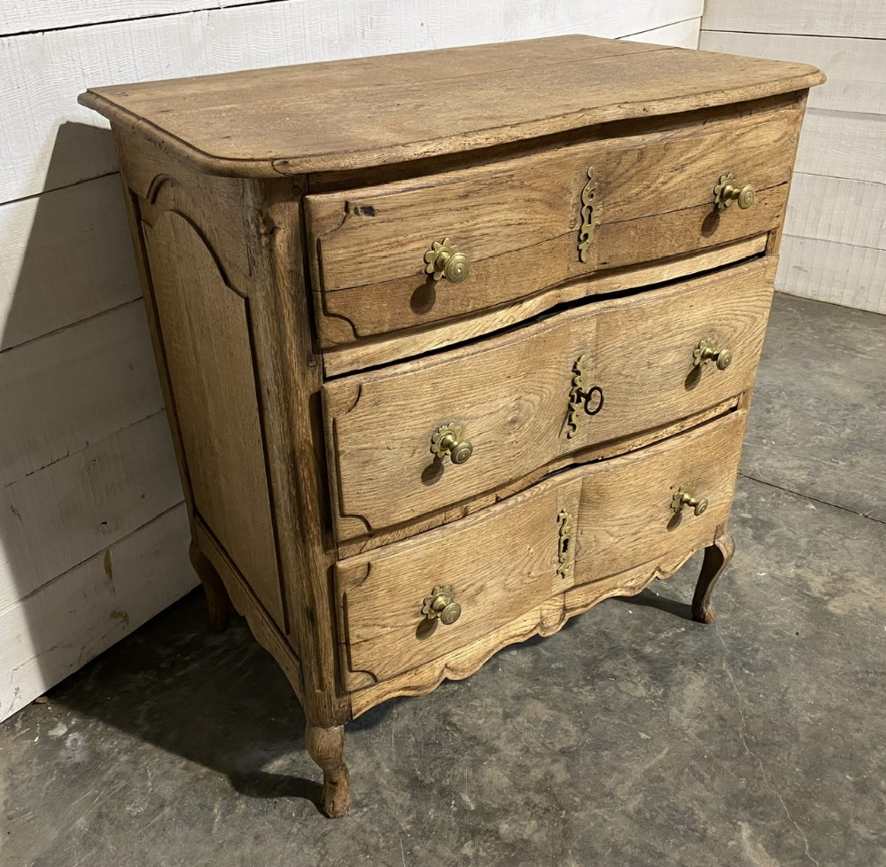 Dutch 18th Century Small Oak Commode 