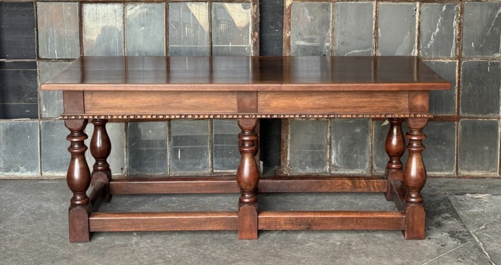 Important 19th Century Walnut Console Table