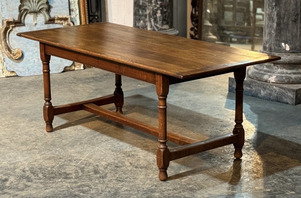 Oak Farmhouse Dining Table original colour 