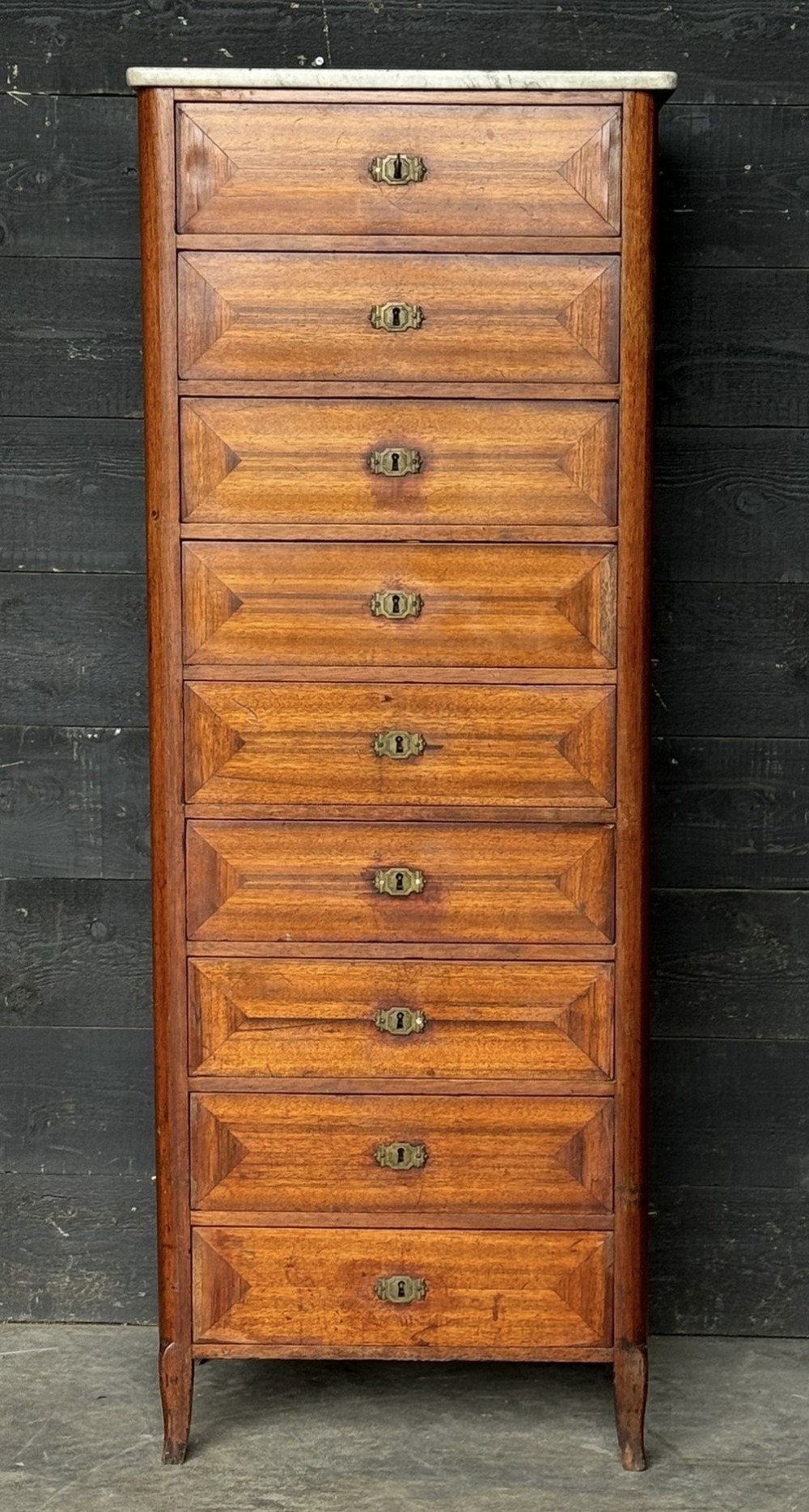 French 18th Century Louis XV Tall Chest