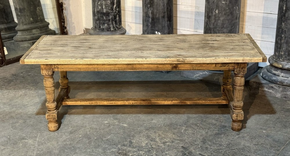 French Oak Farmhouse Dining Table 