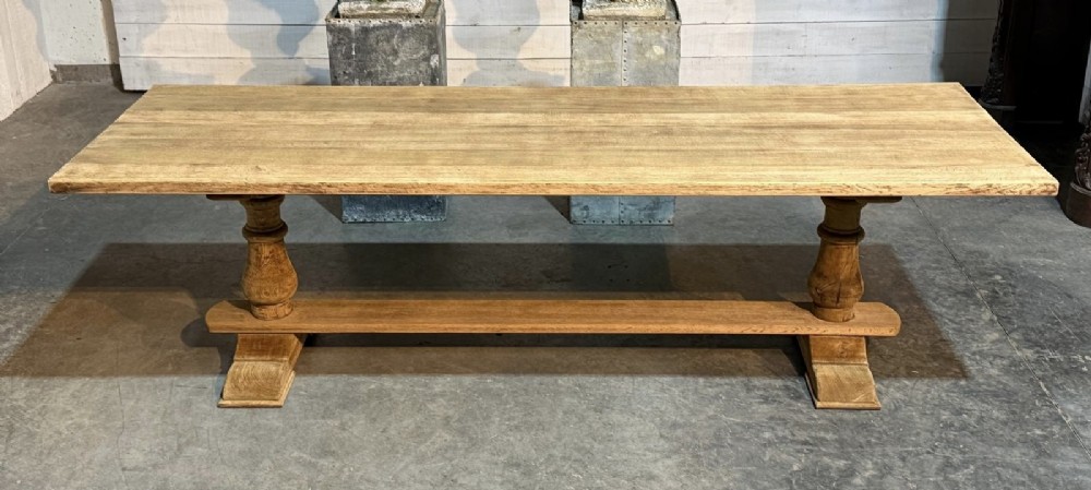 Larger Oak Farmhouse Dining Table