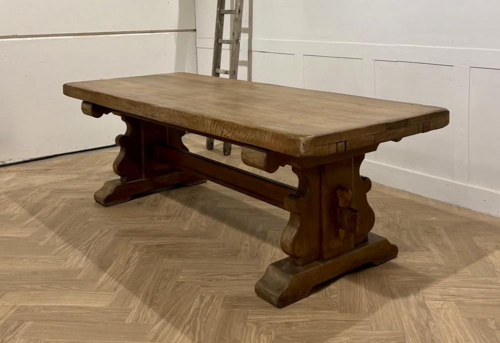 French Oak Extendable Farmhouse Dining Table