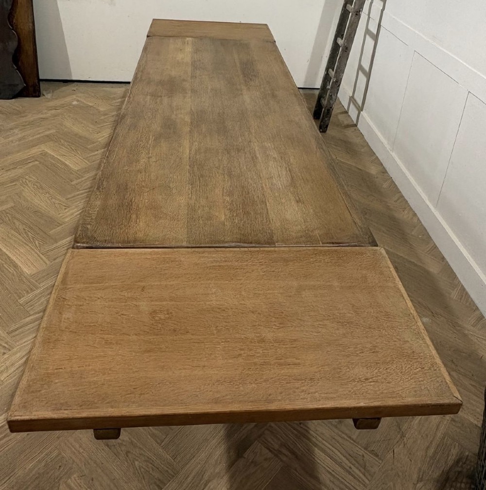 French Oak Extendable Farmhouse Dining Table View IX
