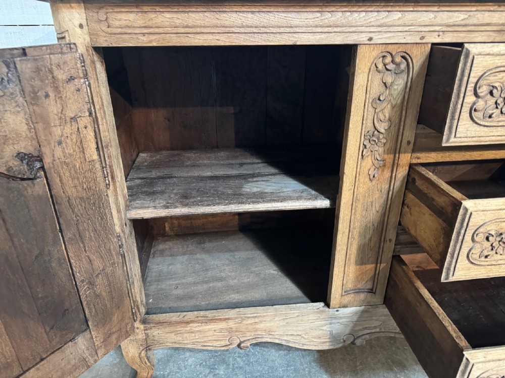 Attractive Early French Oak Enfilade View VII