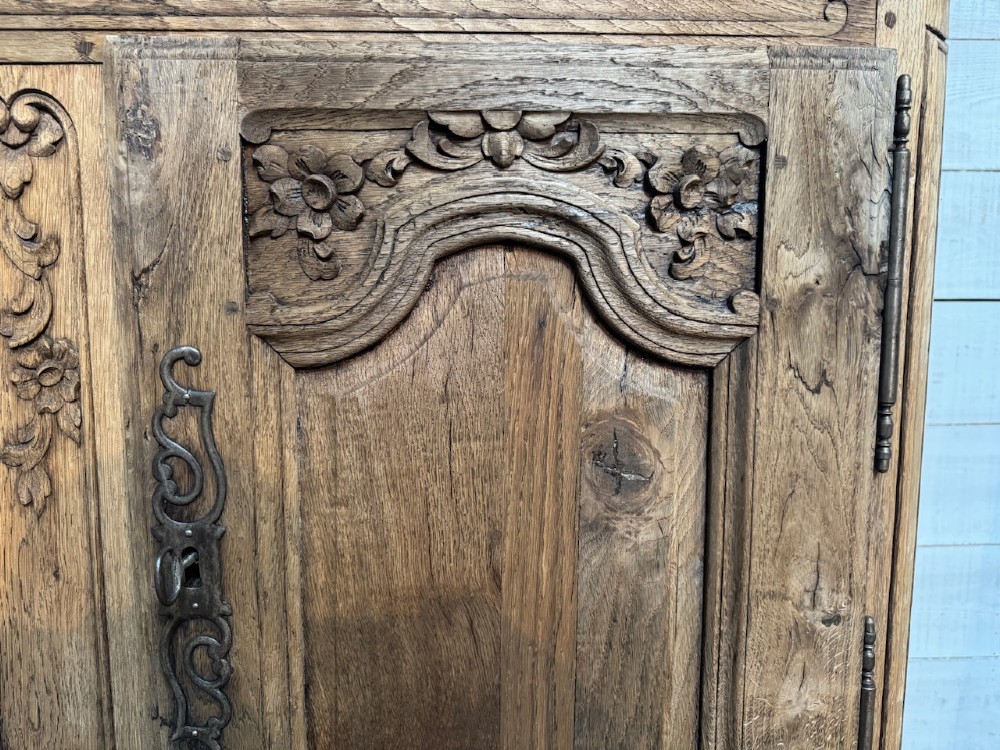 Attractive Early French Oak Enfilade View X