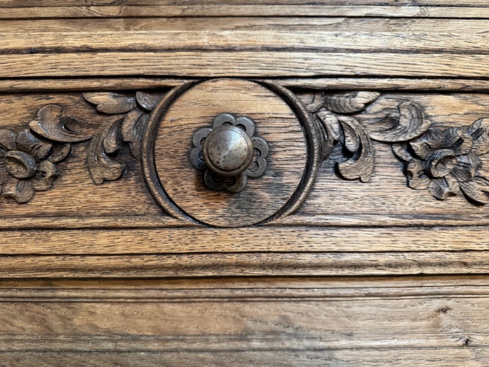 Attractive Early French Oak Enfilade View XIII