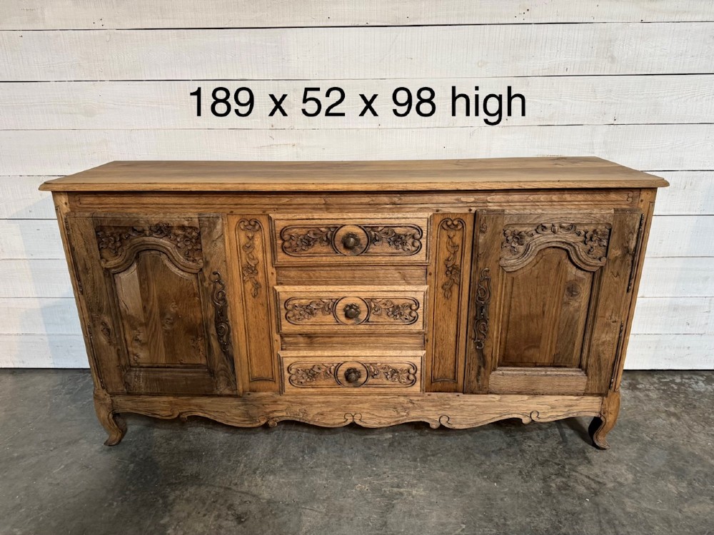 Attractive Early French Oak Enfilade View XV
