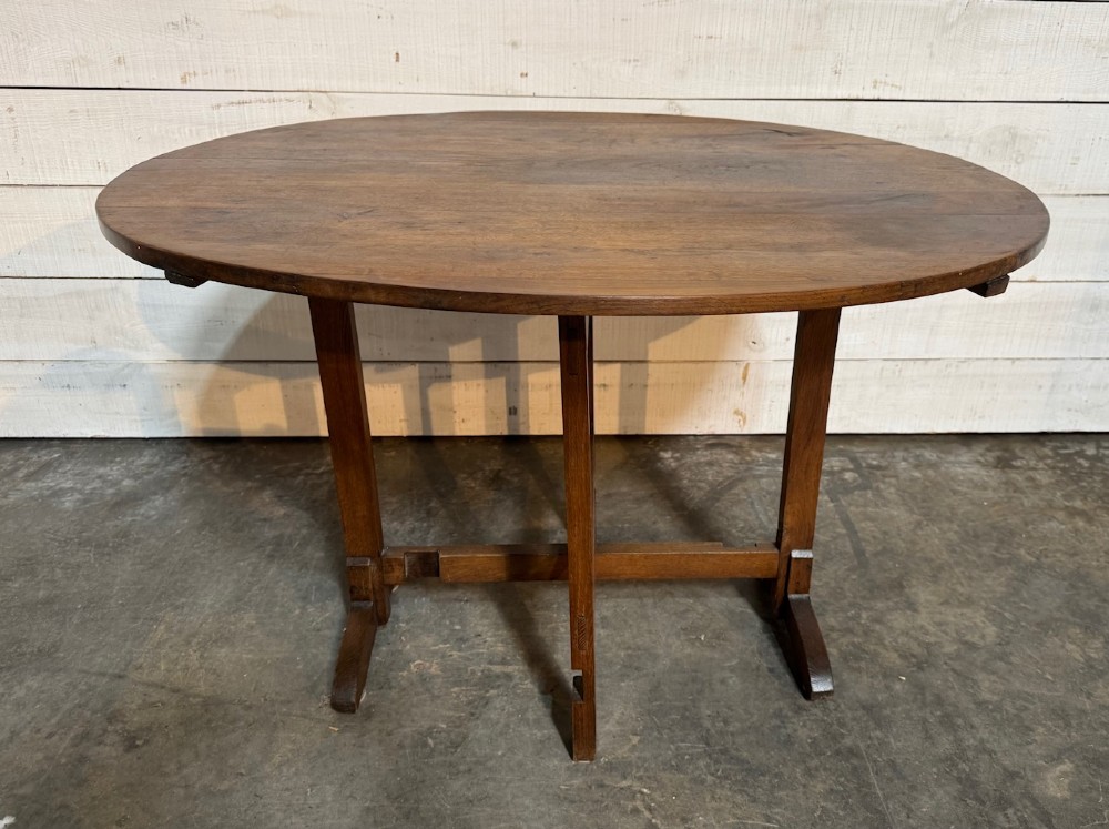 Antique French Wine Tasting Table View III