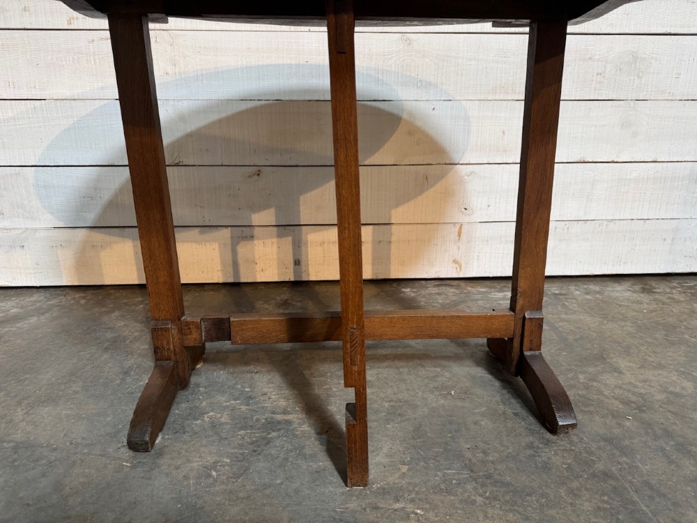 Antique French Wine Tasting Table View VII