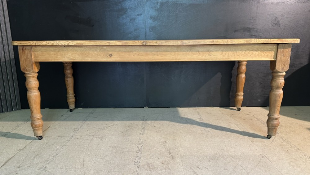 Pine Farmhouse Dining Table View V