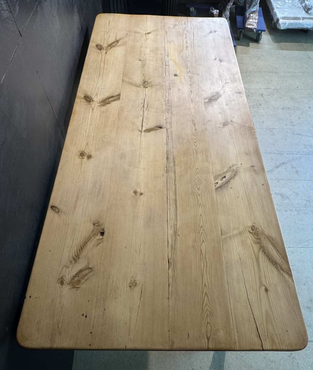 Pine Farmhouse Dining Table View VI