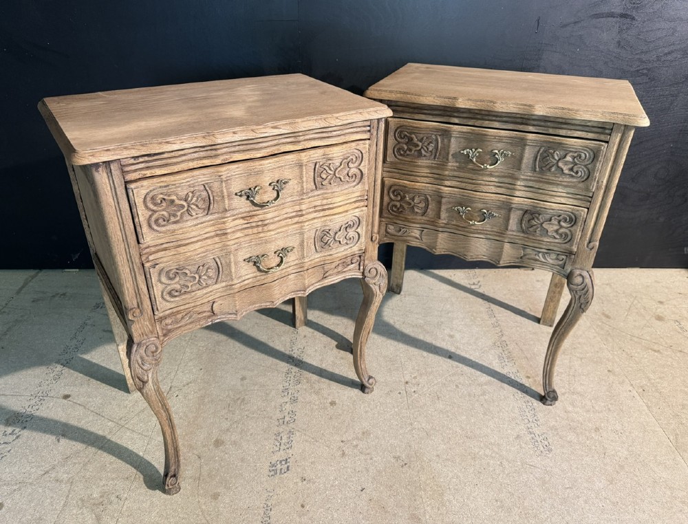 Pretty Pair French Bedside Drawers